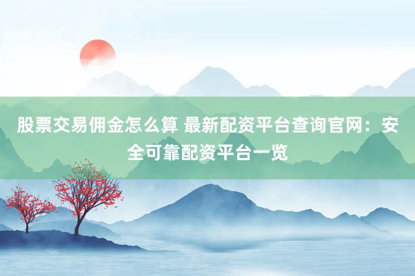 股票交易佣金怎么算 最新配资平台查询官网：安全可靠配资平台一览
