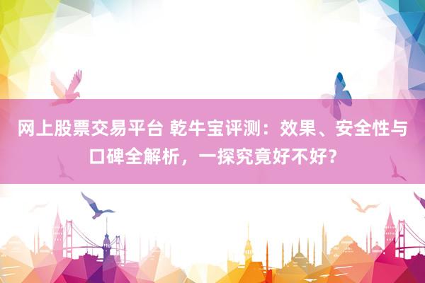 网上股票交易平台 乾牛宝评测：效果、安全性与口碑全解析，一探究竟好不好？